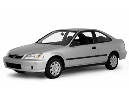 EVA автоковрики для Honda Civic VI (EJ6, EJ8) купе 1998 - 2001 рестайлинг — honda-civic-6-coupe-restyle